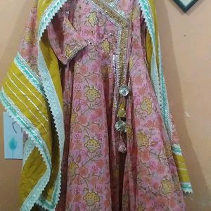 Gotapatti Heavy Anarkali And Dupatta