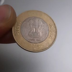 10 Rupee Coin Of 2015