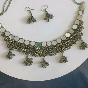 Oxidised Jewellery Set Hardly 2-3 Times Use