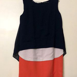 Fun Tricolour Summer Dress