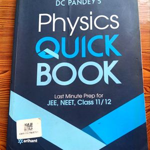 DC PANDEY'S physics Handbook For JEE/NEET/11&12.