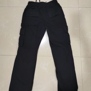 Bonkers Corner Black Utility Straight Fit Pant