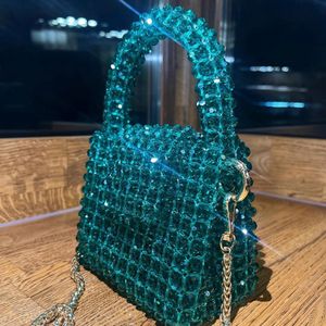 Cute Green Crystal Bag