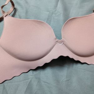 Aesthetic Super Soft Fabric Peach Bra👙