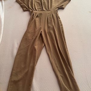 ZARA jumpsuit Buttoned