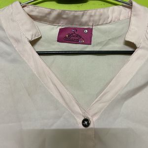 Peach Pink Shirt Stylish New For Women