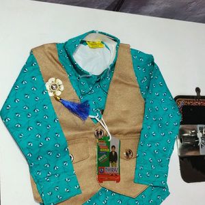 Baby Boy Shirt Bandi Jeans Bust Size 20 Inch