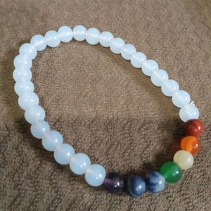 Energized  7 chakra opalite bracelet