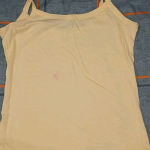 LUX Yellow Speghetti Top (Innerwear)