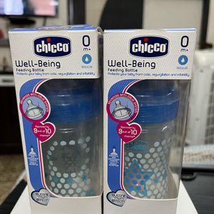 Chicco Well-being Milk Bottle 150 ML Pack Of 2 Pcs