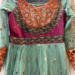 Designer Anarkali With Pant