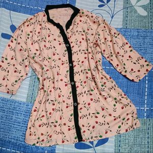 Summer Floral Print Shirt