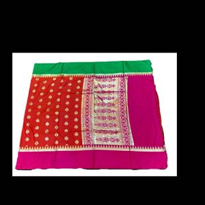 New Semi Silk Kanchi Pattu Mix Saree