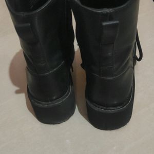 H&M Black Platform Boots