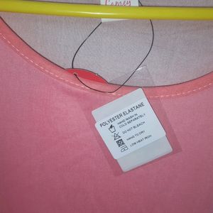 Pink Night Wear Long Top