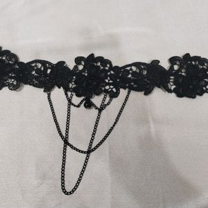 Unique Black Lace Choker