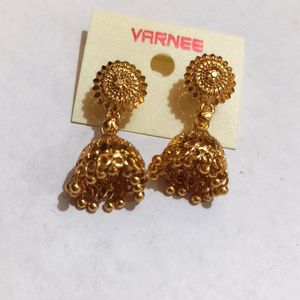 Golden Jhumka For Women's