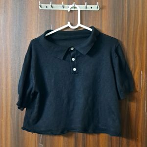 Crop Polo Tshirt