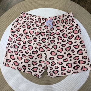 Heart Print Shorts