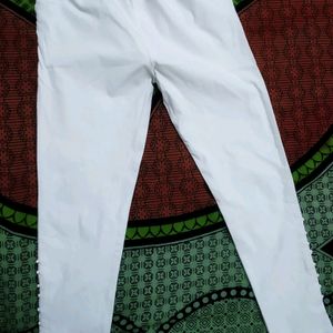 Elegant White stretchable Pant