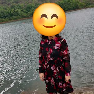 Selling My Black Printed Dress