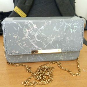 Box Type Clutch/Sling Bag