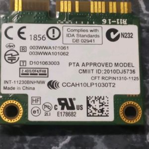 Intel Wireless Card For Laptop