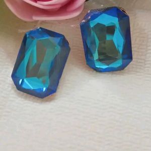 Blue crystal jewelry