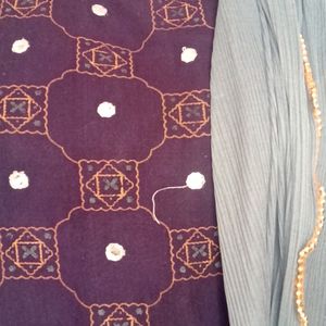 Kurti Plazo Set With Dupatta