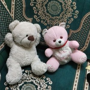 New Teddy 🧸 Pink And White 🆕 Soft Toys