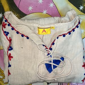 Kurti With Princess Sleeves