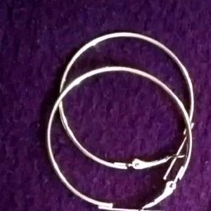 Silver Hoop Earrings