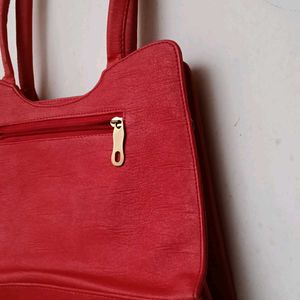 New Red Hand Bag