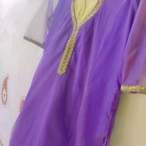 Beautiful Purple Kurti❤ ✨