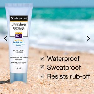 Neutrogena Ultra Sheer Dry Touch Sunblock Spf 50+