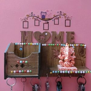 Heart Home Woodenkey Holder