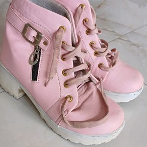 Pink Boots