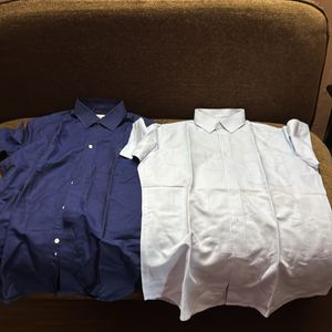 Blended Stitched Linen Shirts - Half Sleeves