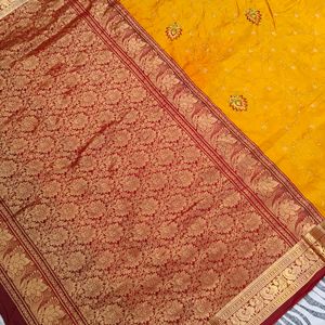 pure Kanchi pattu saree