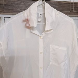 Long Length White Tshirt For Women
