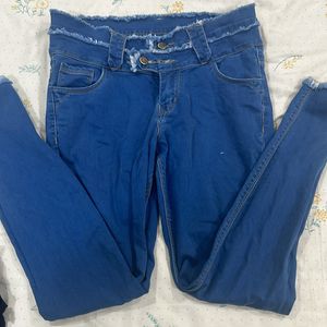 Blue Streachable Jeans