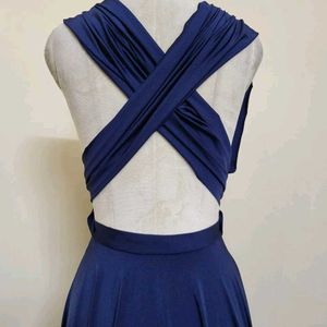 Navy Blue Gown