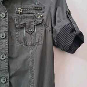 Charcoal Grey Cargo Dress by edc Esprit