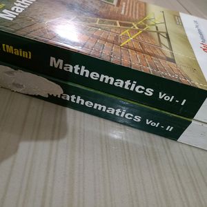 JEE Mains Absolute Maths Books Vol 1 and 2 Combo