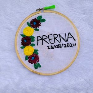 customized your name hoop