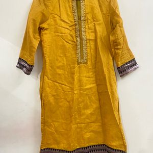 Golden Festive Kurta