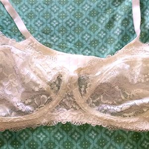 White Lace Bra