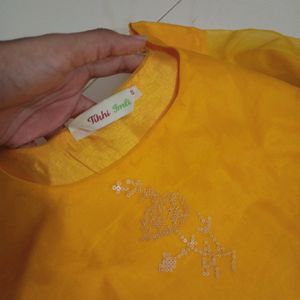 Tikhi Imli Ethnic Yellow Kurta