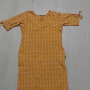 Yellow Kurthi.