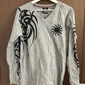 2 Combo Funky Grey Tshirt With Gothic Design